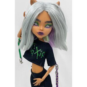 OOAK Monster High Doll Custom Repaint Art Doll Howleen Wolf "Toxic"